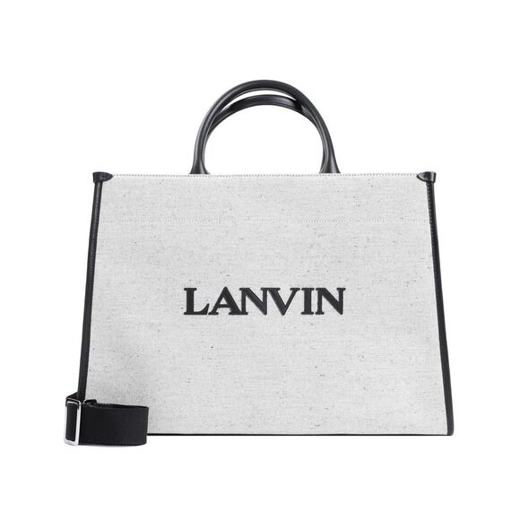 LANVIN Other - Grey Cotton Tote Handbag for Men - SS24 Collection